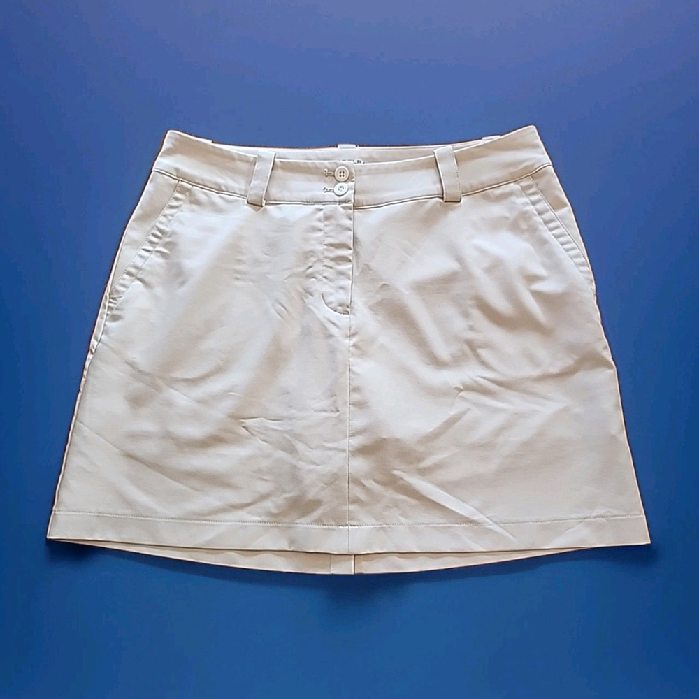 Nike Dri-Fit Women's Skort Golf Tennis Cream Color Size 8 B1